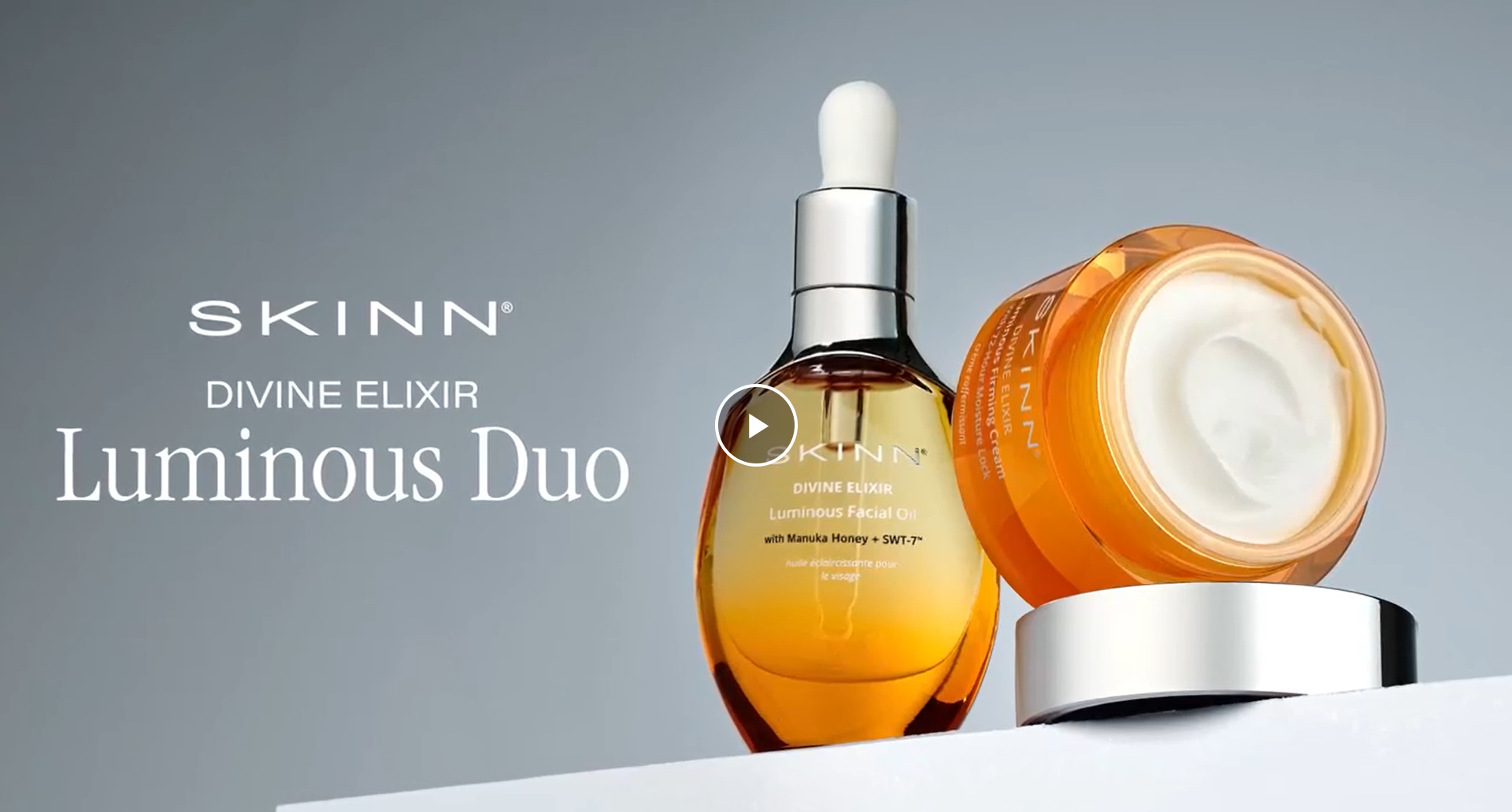 SKINN Luminous Anti-Aging Bundle - Face Oil + Firming Cream - Image 4
